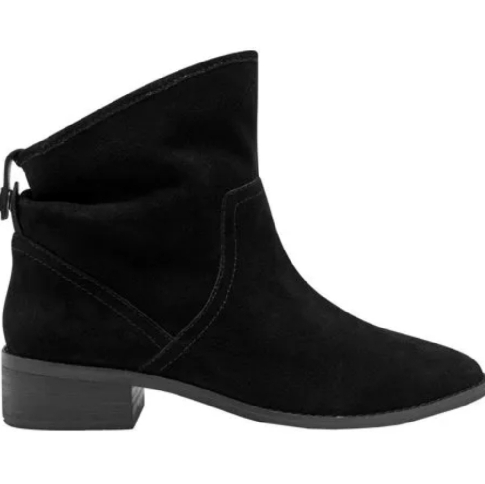 New Lucky Brand Lollin Bootie Fashion Black Suede
